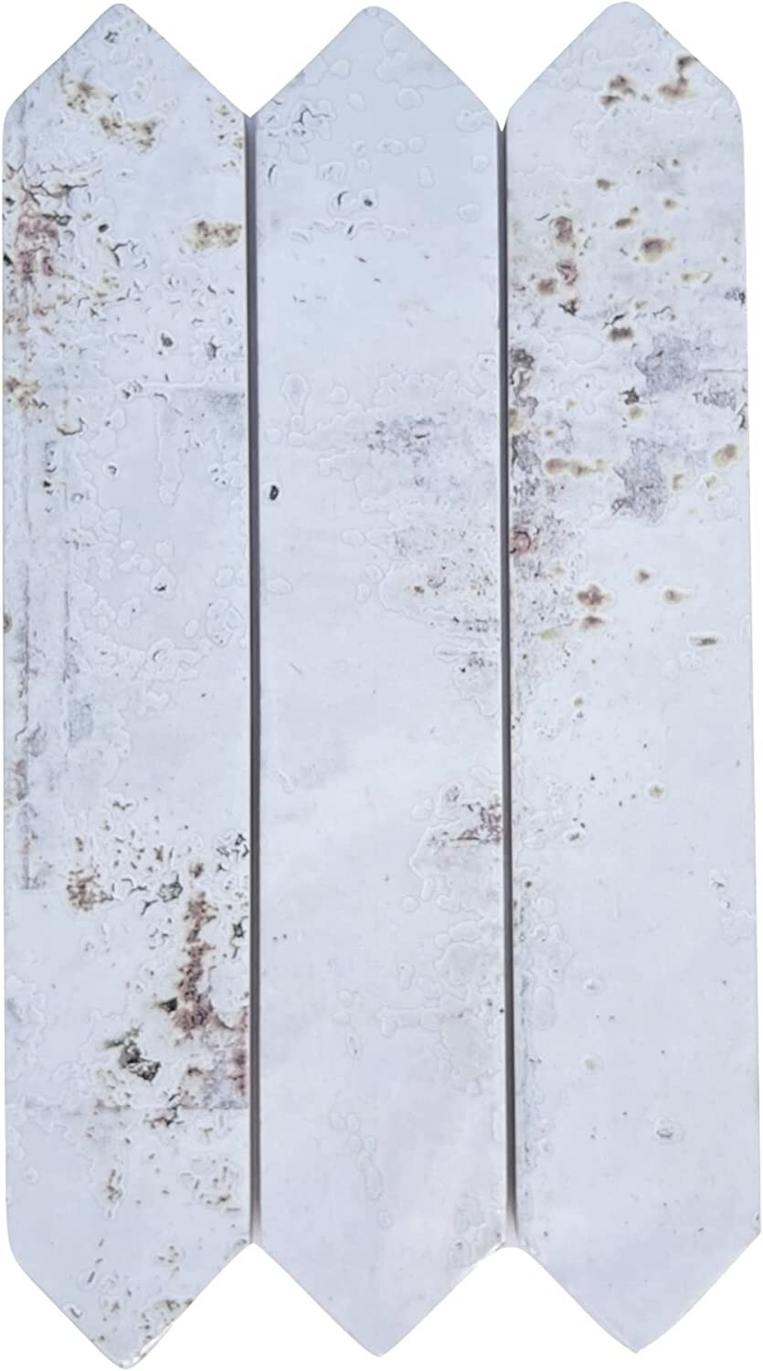 2×10 Palermo Collection Picket Ocean Breeze Glazed Ceramic Wall Tile Kitchen