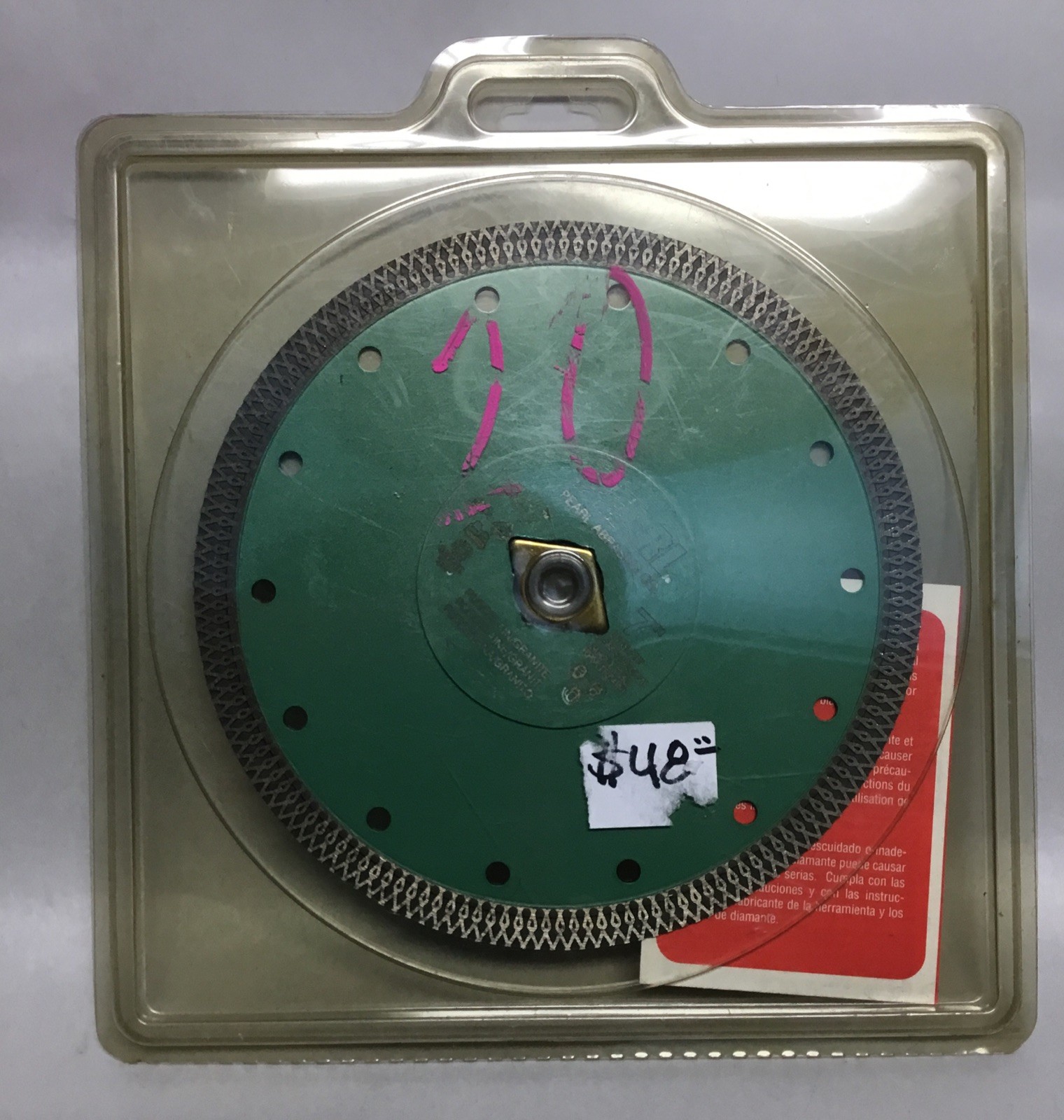 Pearl Abrasive P4 Turbo-Mesh Porcelain Blade 7″- Free Shipping