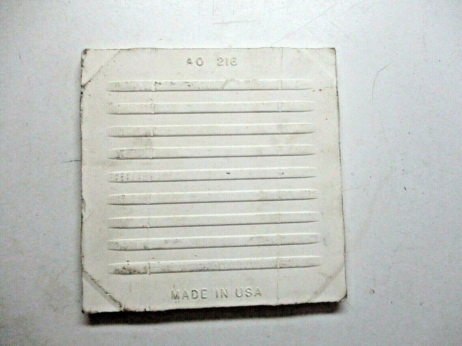 1 Scored Wall Tile AO American Olean US 1960 Ceramic 4-1/4″ Gray Crystalline MCM