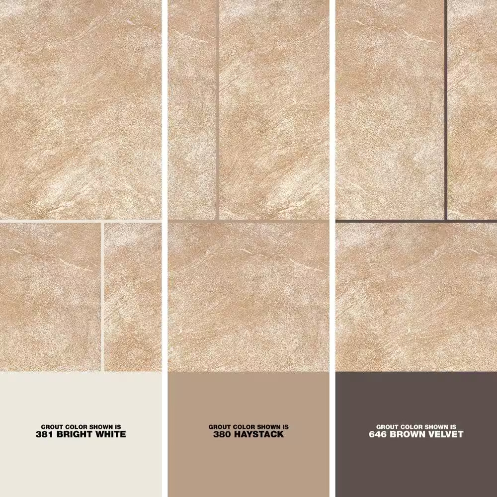 Portland Stone Beige 18 In. X 18 In. Glazed Ceramic Floor and Wall Tile (348.8 S