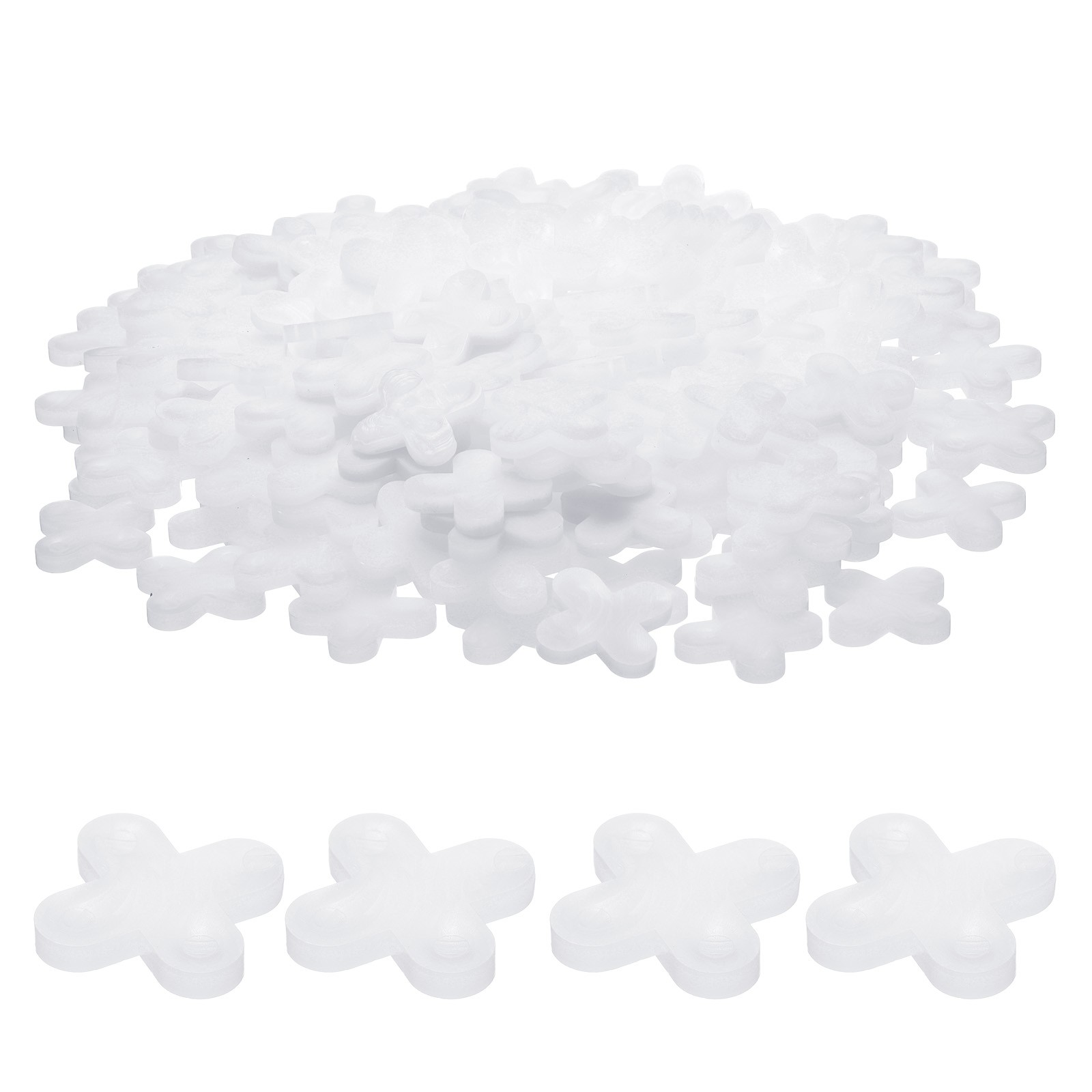 200pcs Tile Spacers 10mm Hard Plastic Cross Tiles Leveler Spacer for Ceramic