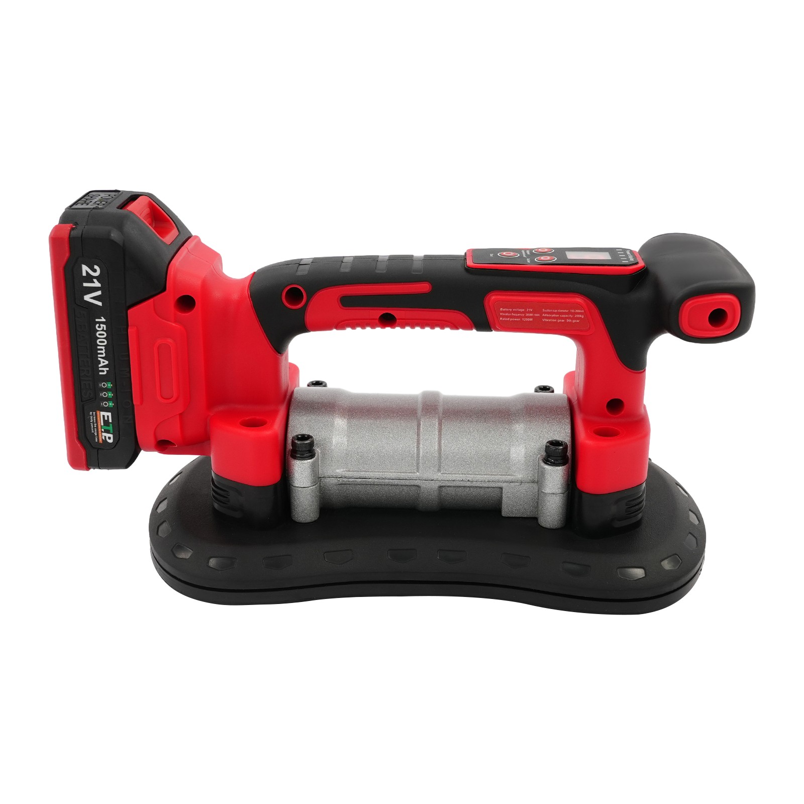 2-in-1 Tile Vibrating Machine Tile Vibrator with Suction Cup for 60-300cm Tiles