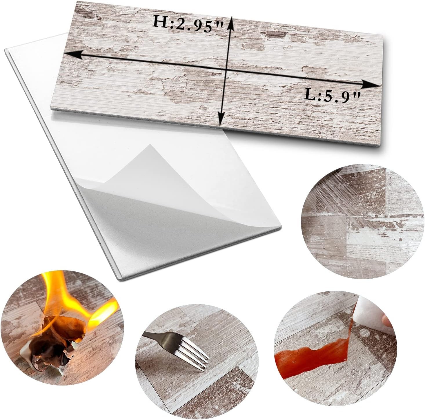 Elegant Brown Birch Peel and Stick Subway Tiles for Effortless Backsplash Design