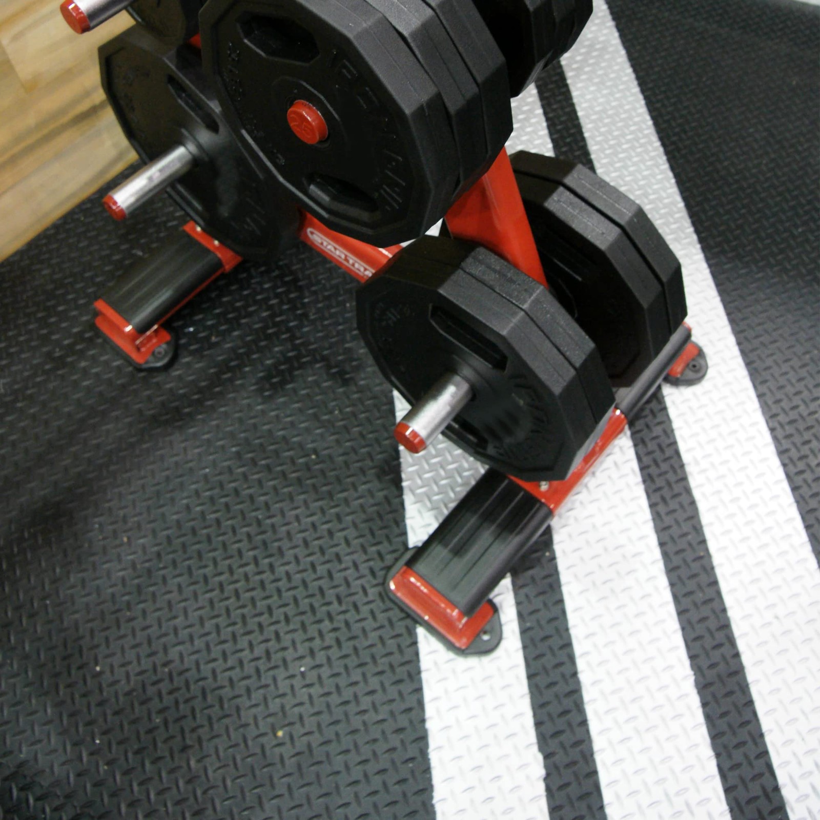 DiamondPlate Rubber Flooring Roll 3 mm x 4 ft x 2 ft Roll Black