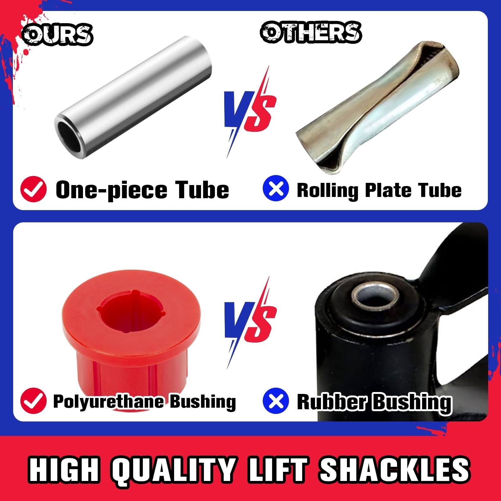 KSP XJ Lift Kits 3″F+2″R, Full Leveling Lift Kits Compatible with Jeep Cherok…