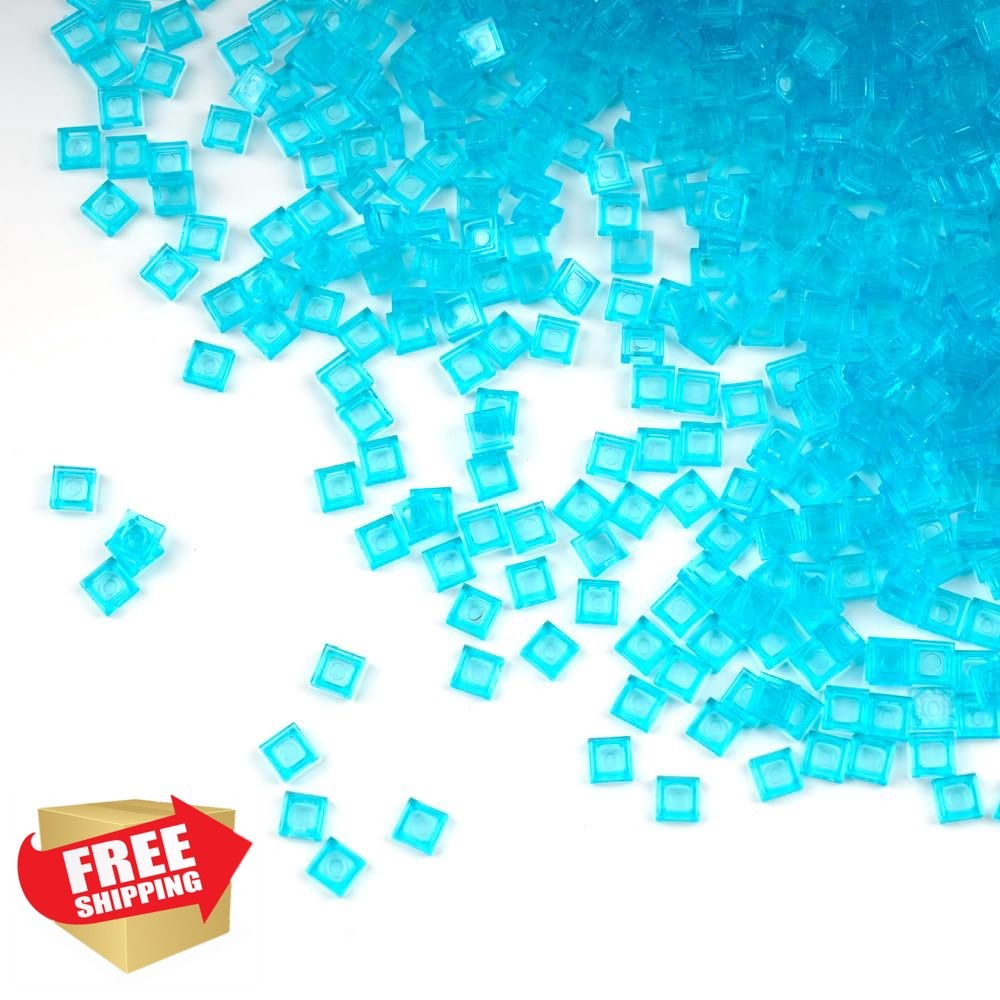 WSRYLTCH Dots Tile Transparent Light Blue 1500pc