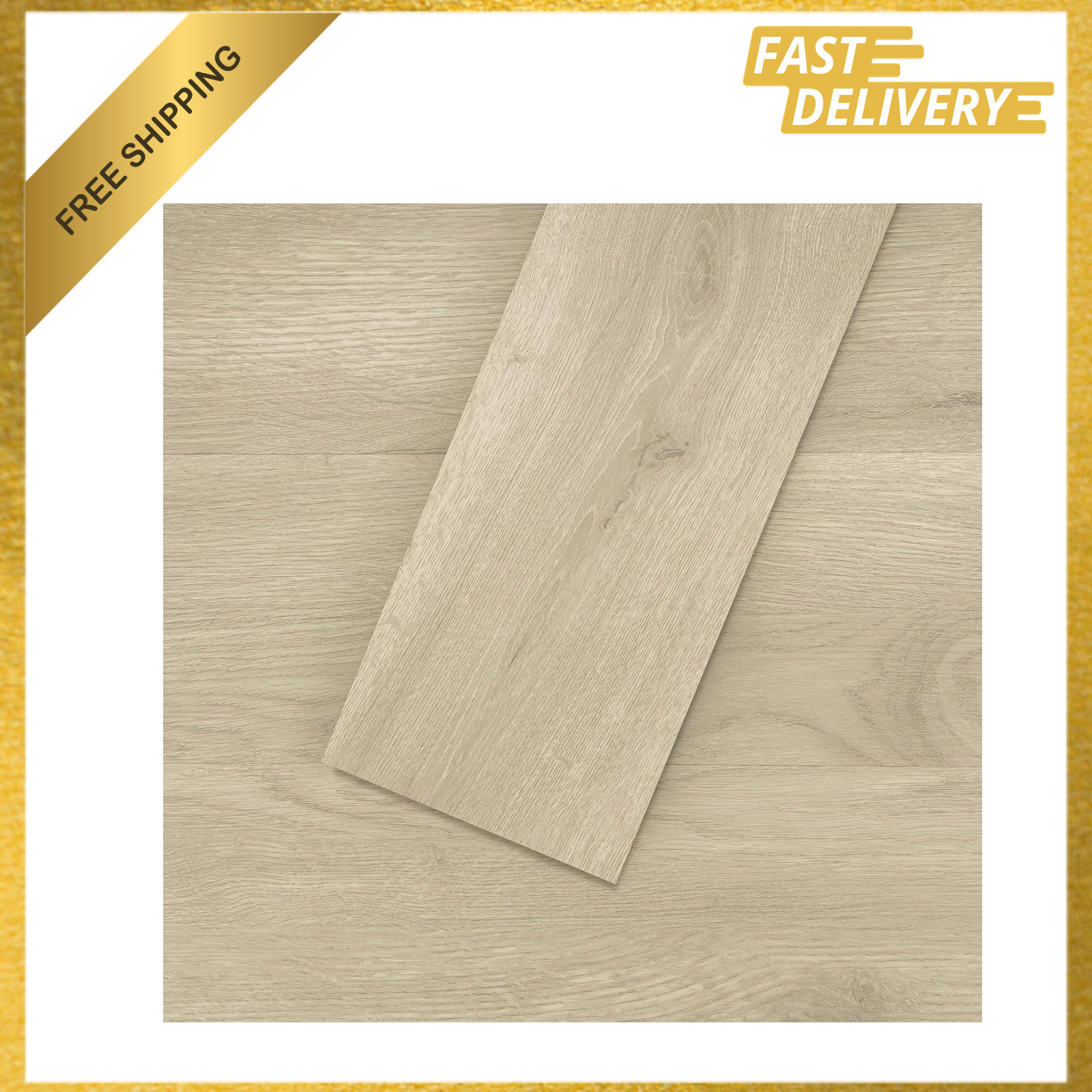 Peel and Stick Vinyl Floor Tile, 36 Pack, 54 Sq Ft, Wood Look, Waterproof, DIY