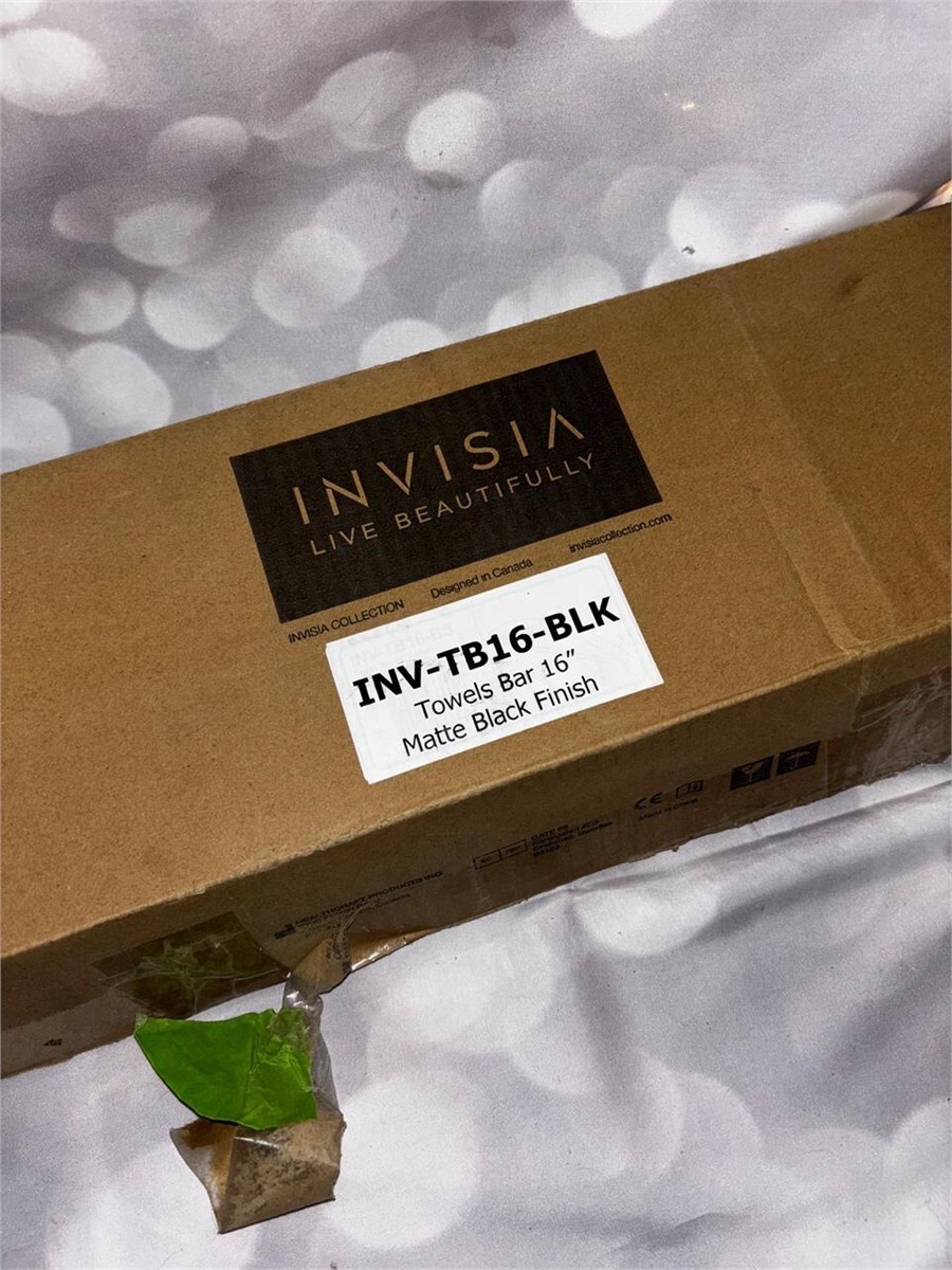 Invisia 16in Towel Bar ADA Grab Bar Support Rail Chrome Bathroom Safety NWT