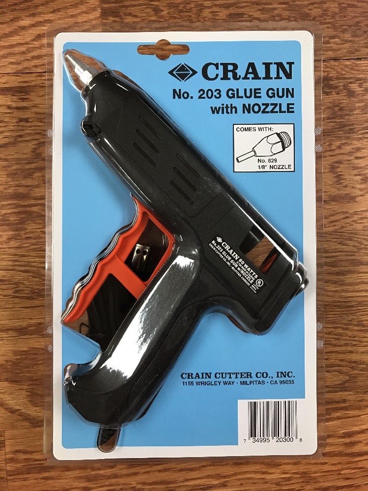 Crain 203 Glue Gun with Nozzle, 80 Watts