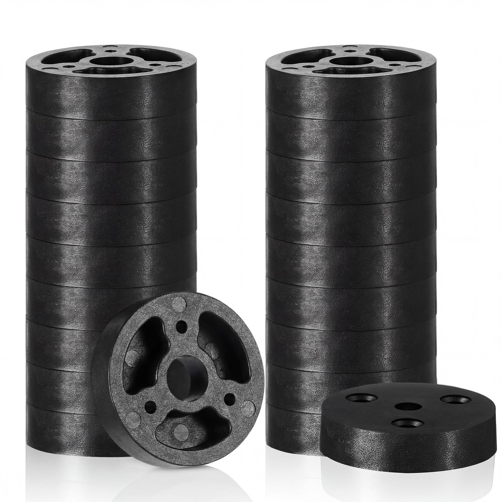 Moxweyeni 20 Pcs 2-1/2″x 5/8″ Deck Board Ledger Spacers Bulk 2-1/2″X