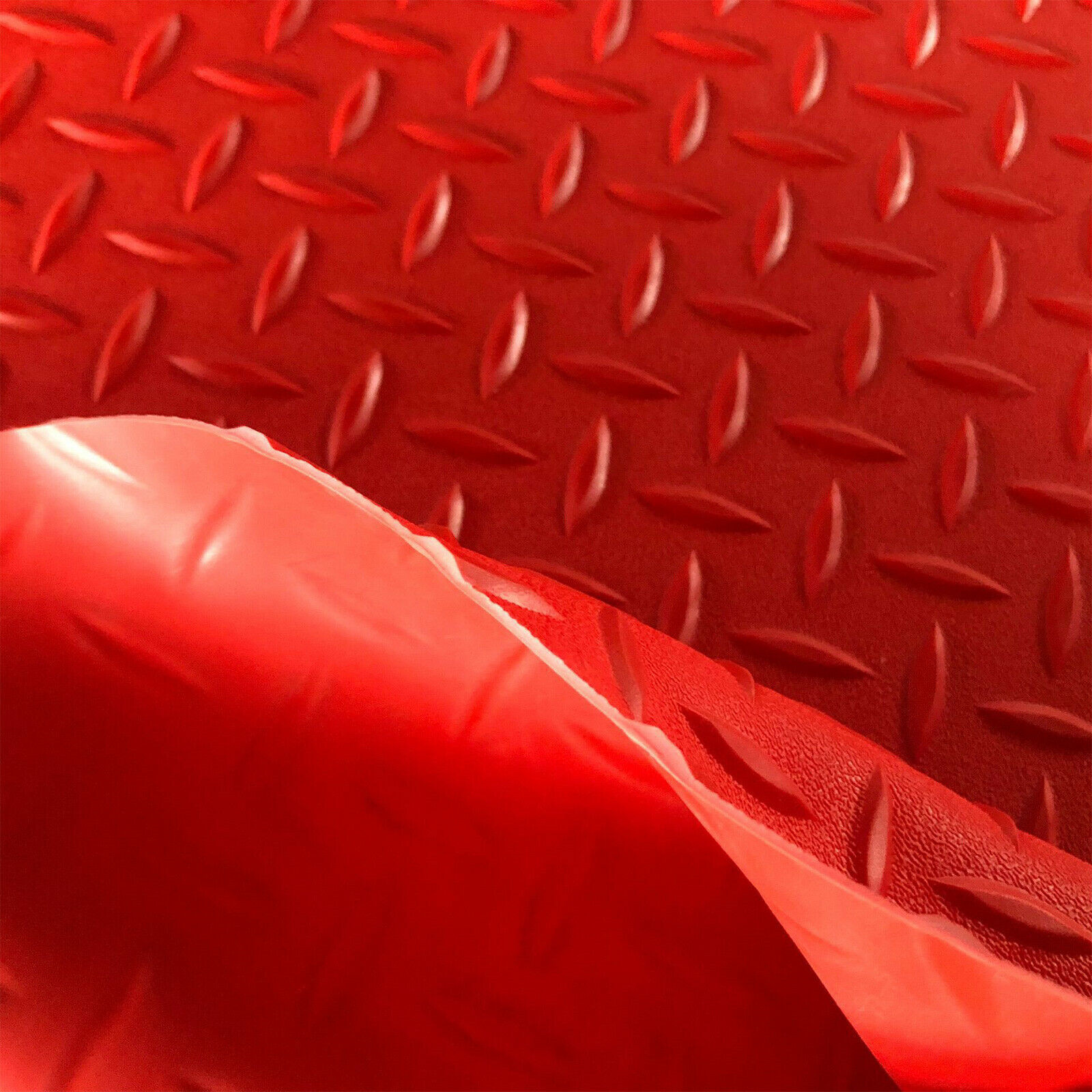 Garage Flooring Mat Roll Trailer Floor Protecting Covering Raised Mat Non-Slip