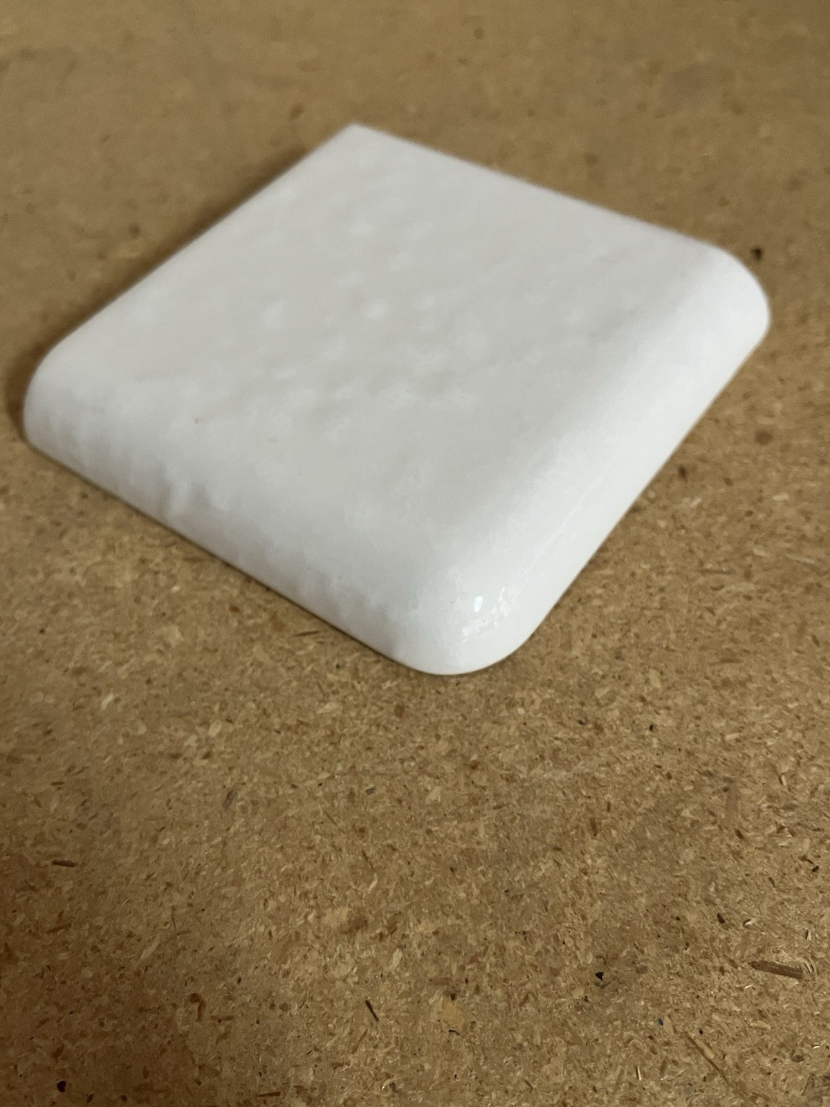 1 pc. AN4402 Radius Bullnose Corner Mayan White Glossy Ceramic Daltile 4-1/4″