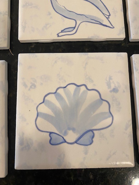 Decorative Wall Tile – Ocean Themed 12 Tiles