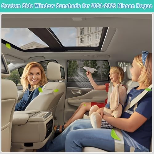 Rogue Window Shades for 2021-2023, 4PCS Side Window Sun Rogue(2021 -2023)