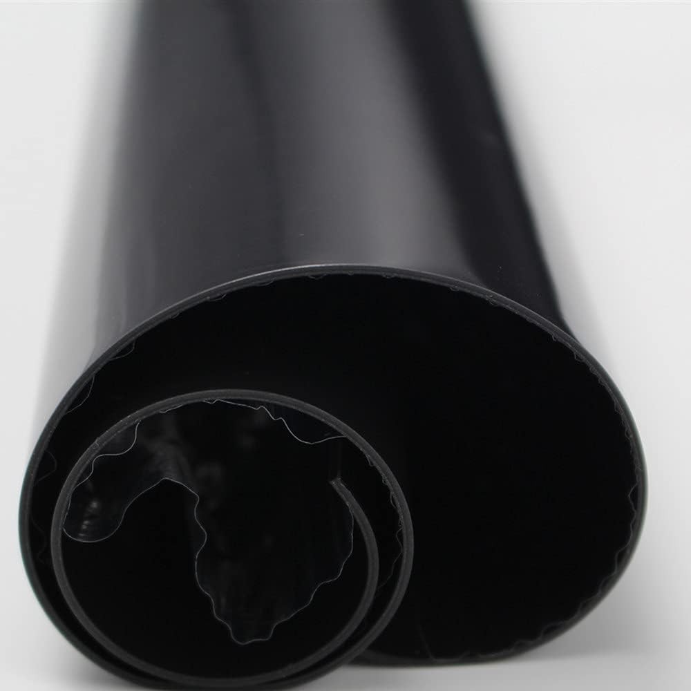 Black Heat Resistant Silicone Rubber Roll Strips Sheeting High Temp 60A, No Adhe