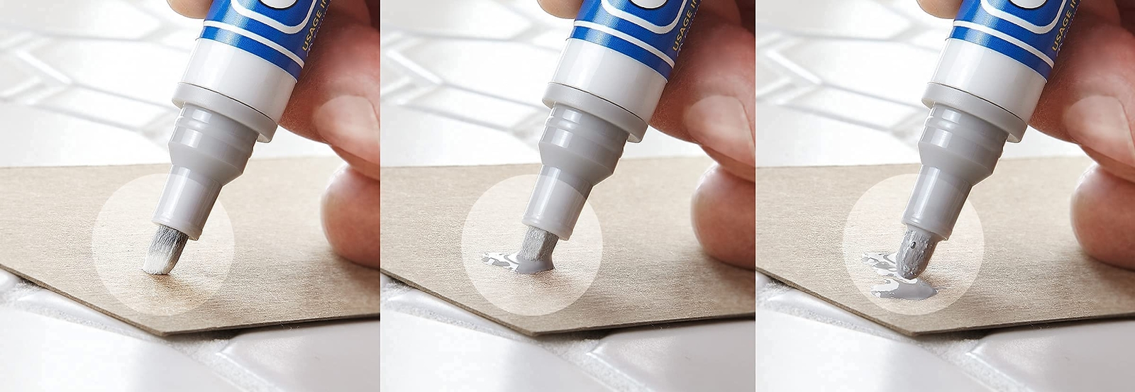 5Pack Grout Pen White Tile Grout Paint Marker Replacement Narrow Tips Sealer Pen