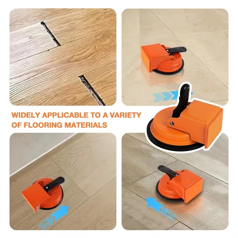 5 Floor Gap Fixer Tool with Suction Cup for Hardwood-Laminate and Vinyl Flooring