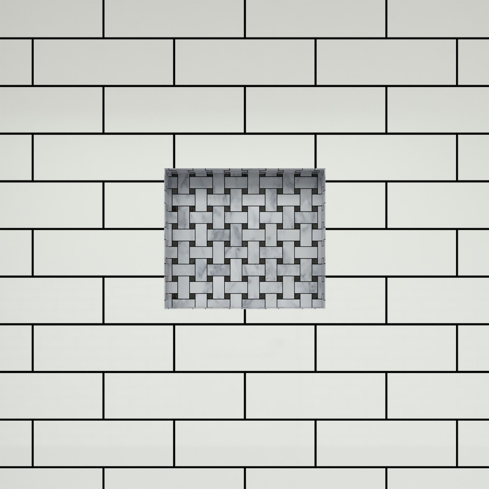 Tile Redi RN1614S Redi Niche 16″ PVC Shelf – Tileable