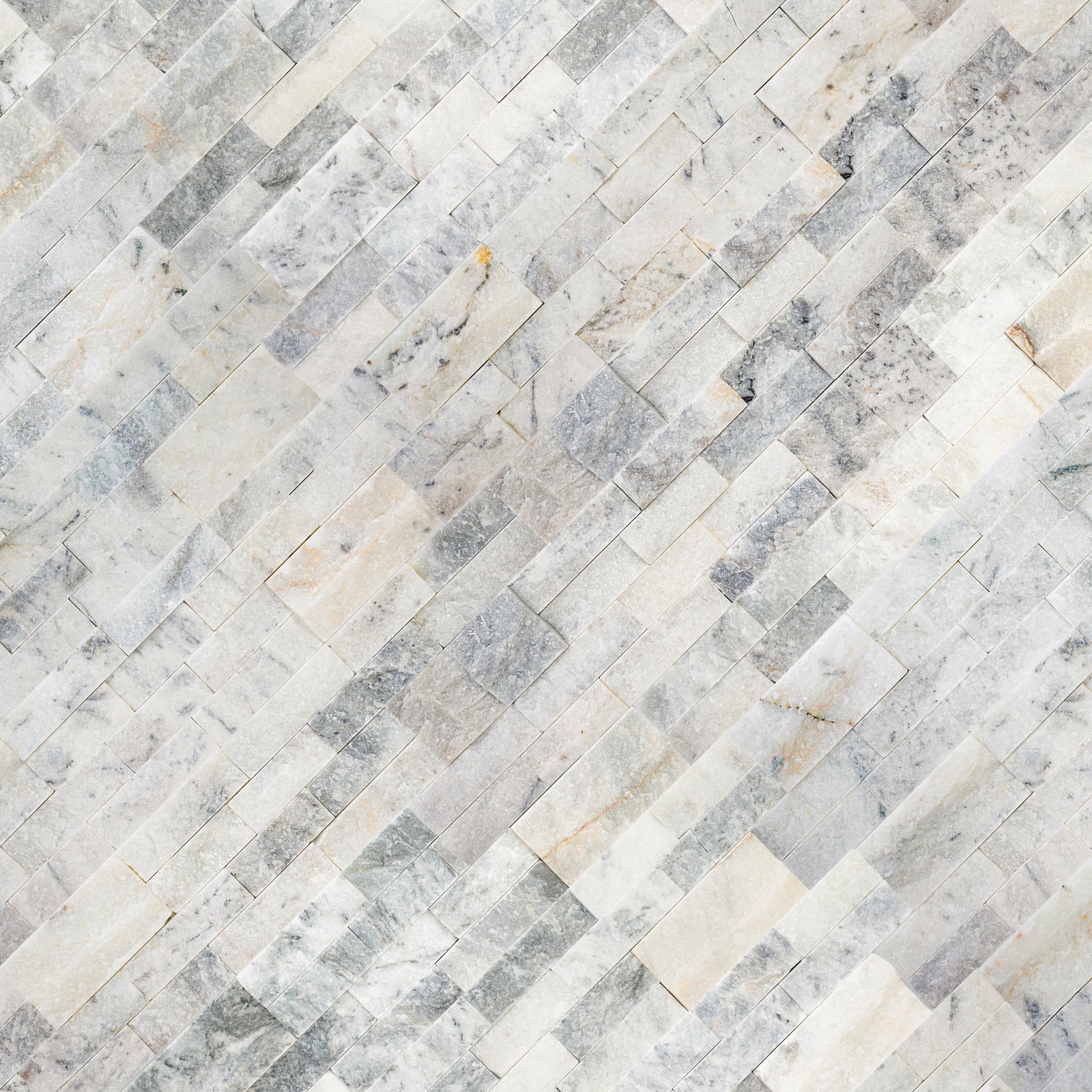 Ackland AKPLPM6X24F-CA 6″ x 24″ Marble Hardscape Wall Tile – – Auric White