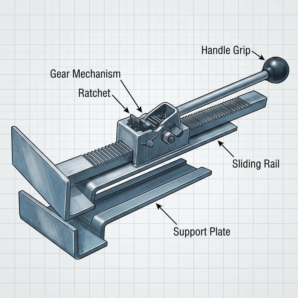 Hardwood Flooring Jack, 2 Pack Flooring Jack and Positioning Tool for Straighten
