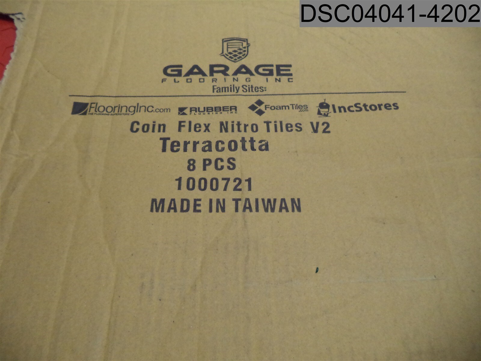 Qty=8 Pcs: Garage Flooring Inc Coin Flex Nitro Tiles, 1000721