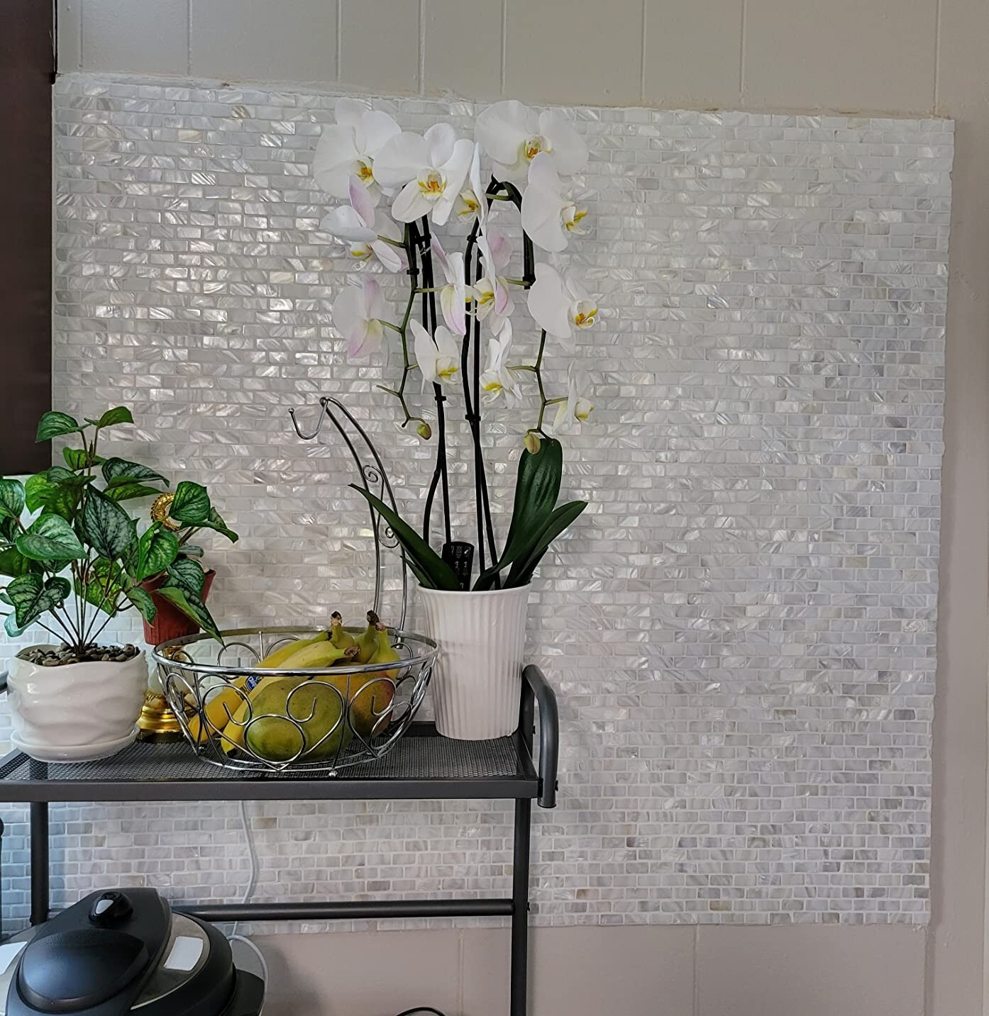 Art3d (10Pcs) Mother of Pearl Shell Mosaic Tile for Kitchen Backsplash Bathroom