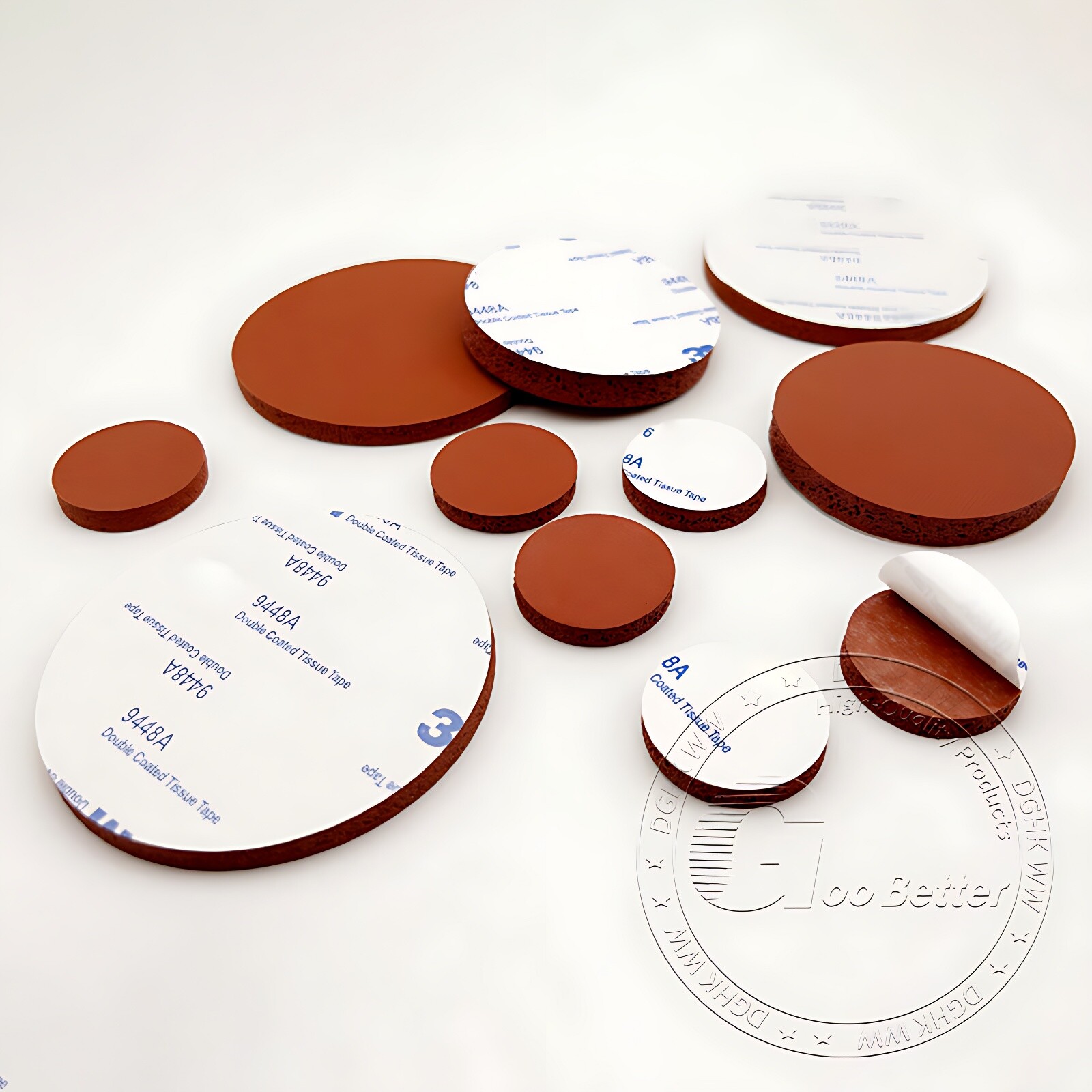 Foam Rubber Pads Floor Protection Sticky Back Self Adhesive Furniture Feet