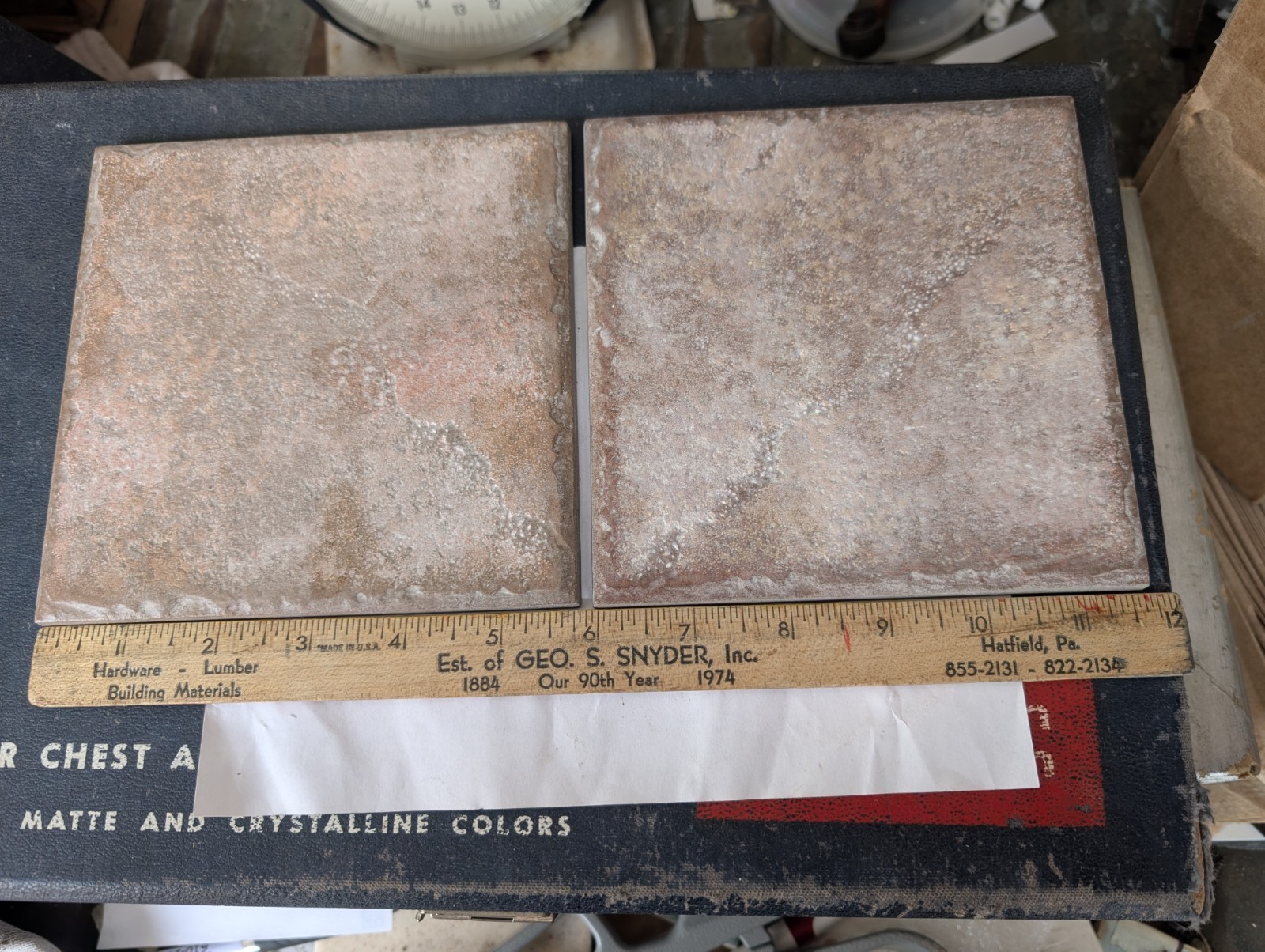 2 Pieces Dal-tile French Quarter Mardi Gras 6×6 Glazed Ceramic Floor Tile