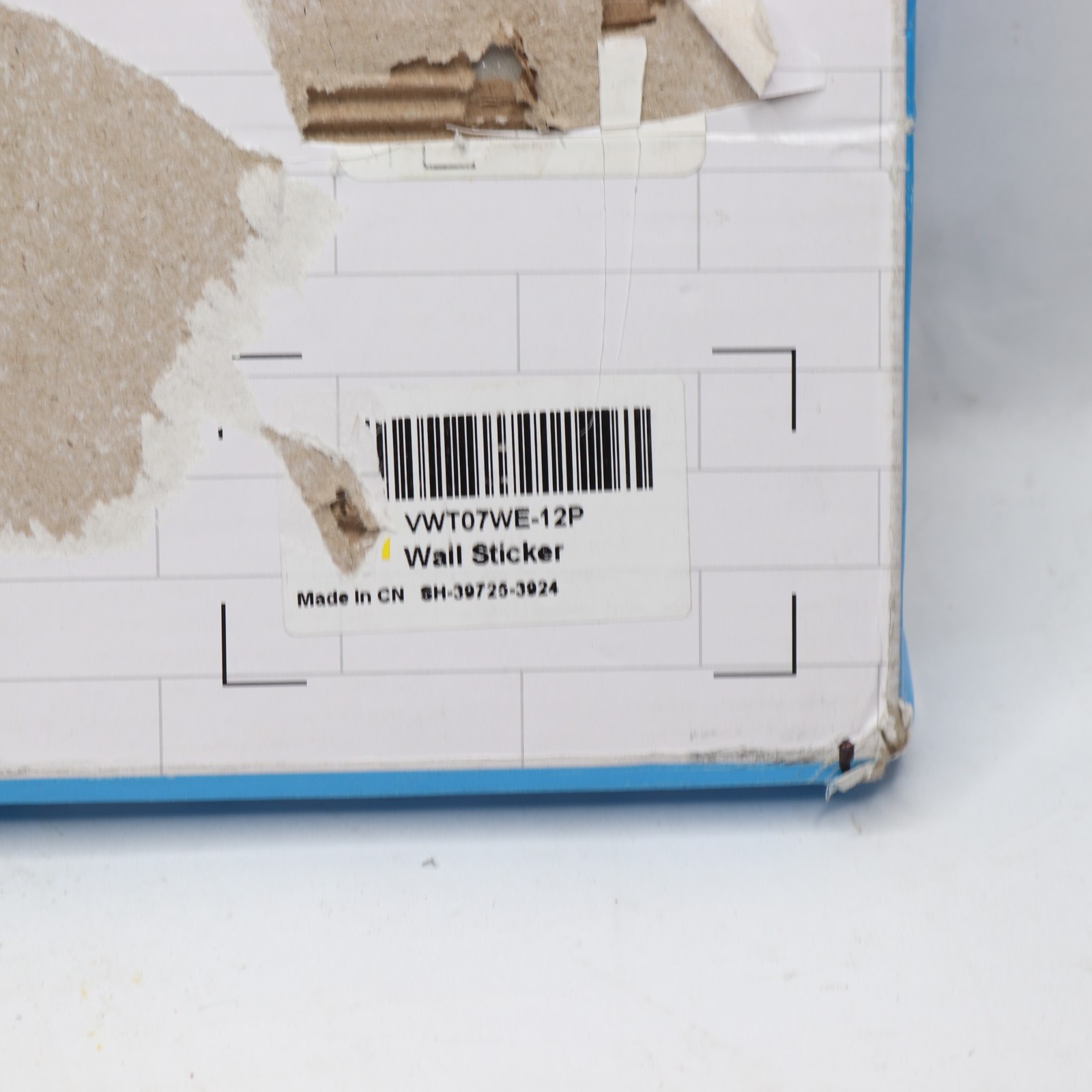 (12-Pk) Jeedeson Peel and Stick Backsplash Tile Vinyl White 12″ x 12″
