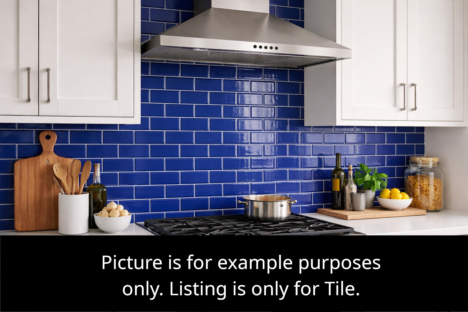 Blue Subway Kitchen Glossy Wall Tile 3×6 Bathroom Splash Ceramic C#275 10 SQ FT