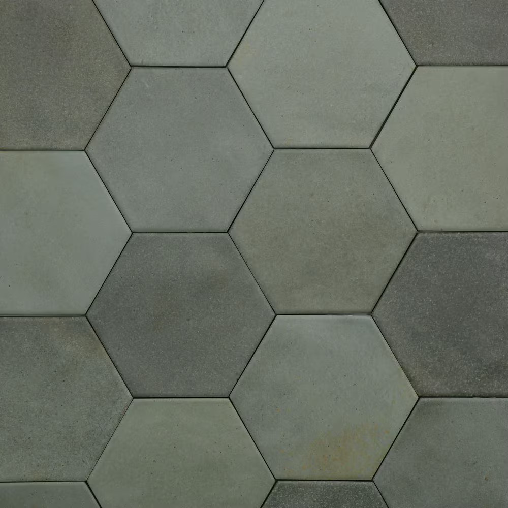Celine Hexagon 4 In. X 5 In. Matte Sage Porcelain Floor Tile (4.68 Sq. Ft. /Case