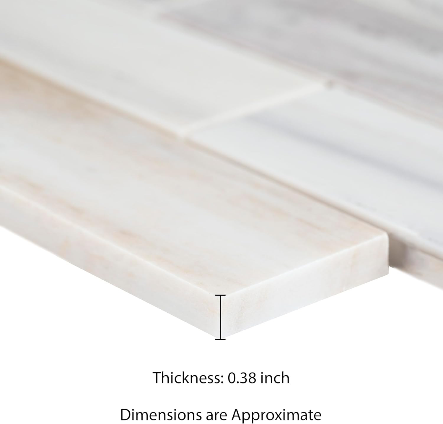 Elegant Polished Angora Marble Mosaic Tile for Kitchen & Bathroom Backsplash