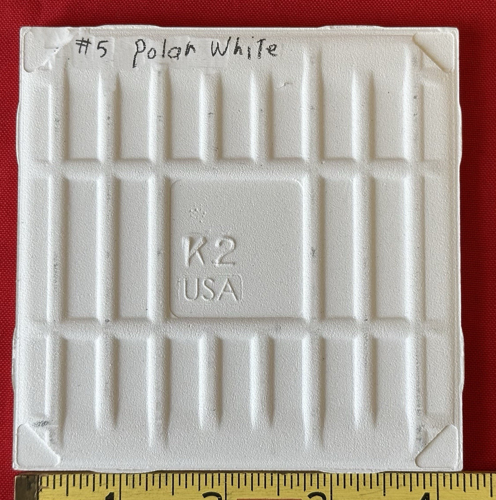 1 pc. Polar White Color: Glossy Ceramic Tile by American Olean Co. New, Mint