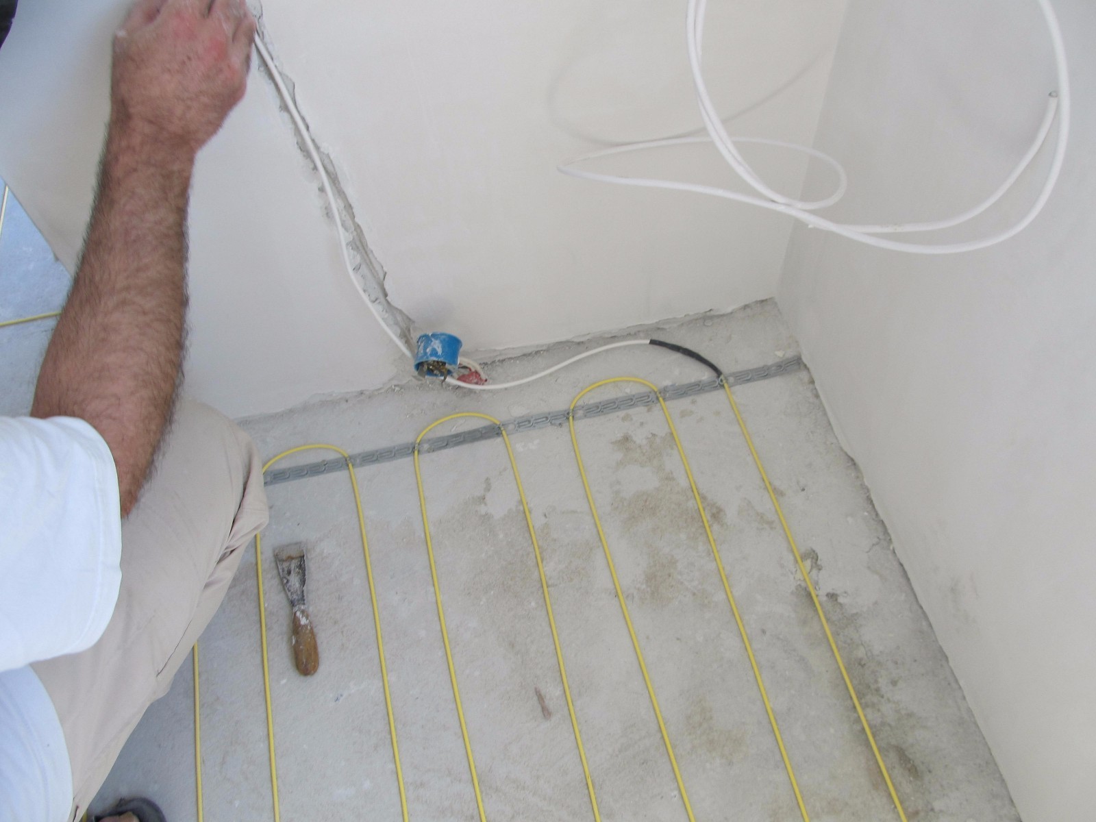 SMART 0EMF Cables Warm Tiles Floor Heating System 150-190sq.ft.(14-18sq m) 230V