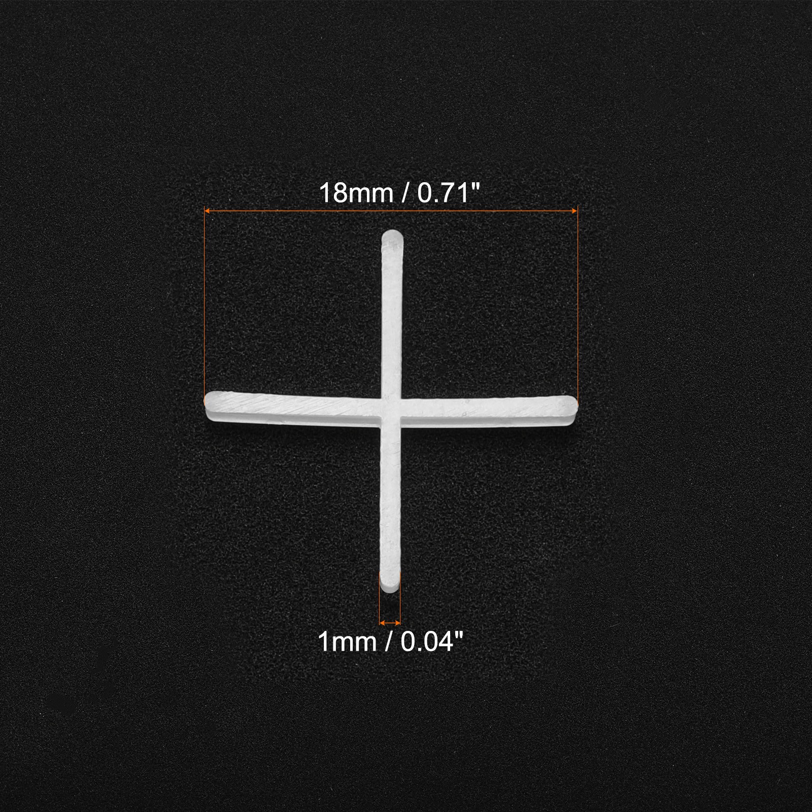 500pcs Tile Spacers 1mm Hard Plastic Cross Tiles Leveler Spacer for Ceramic