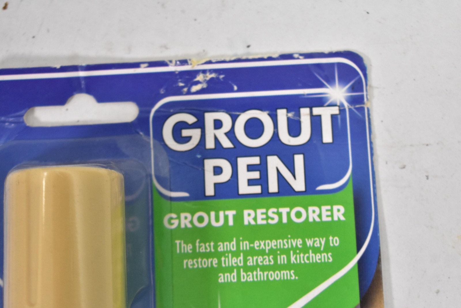 Grout Pen 15mm Advanced Anti-Mould Tile Marker 20ml Bathroom Kitchen Grout