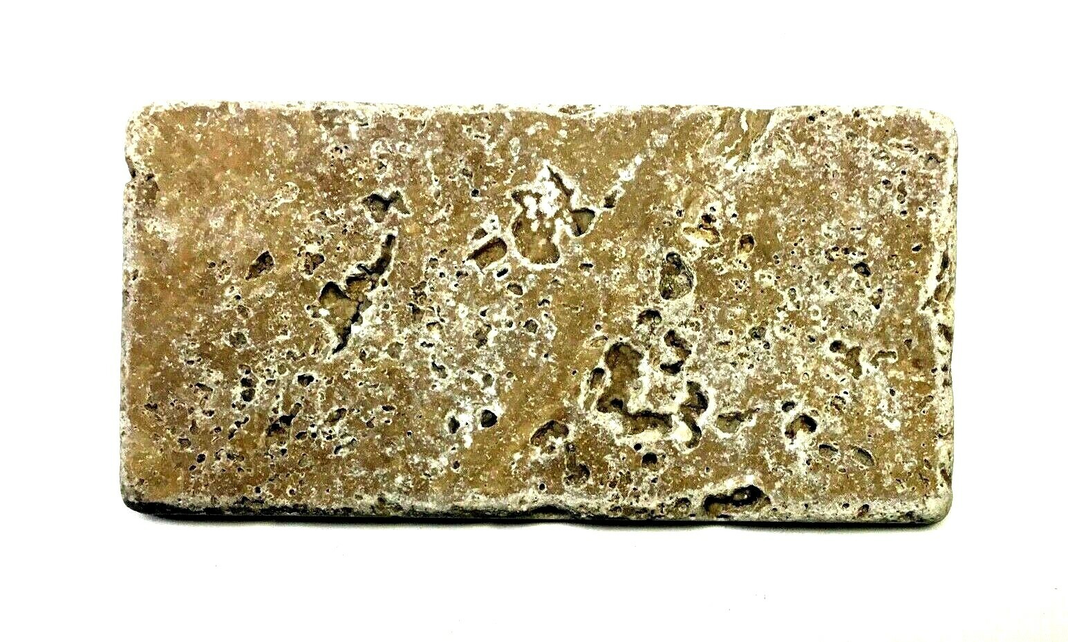 Noce Tuscany 3×6 Aged Tumbled Travertine Tile Floor Kitchen Backsplash (1 piece)