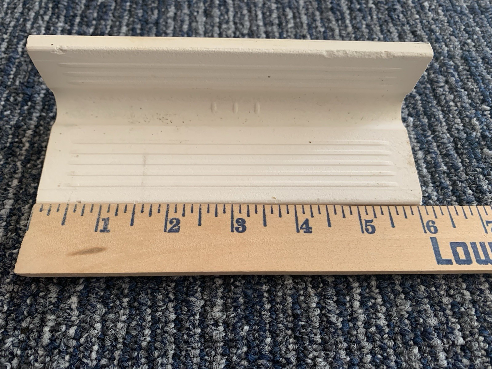 Tile V-Cap Countertop Off White Ceramic 6”x2” New