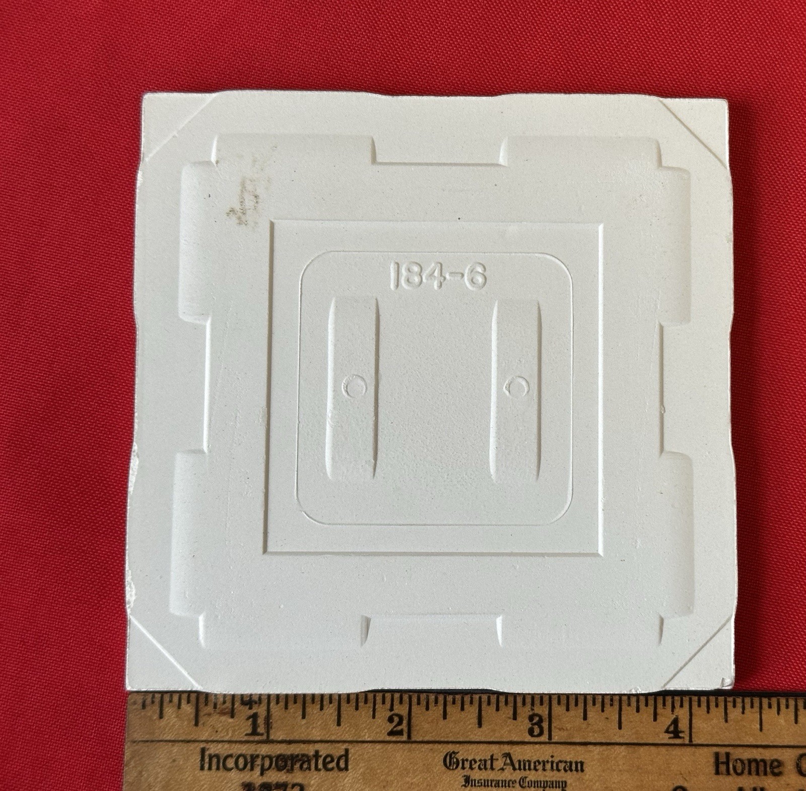 1 pc. Light Blue: 4-1/4″ Glossy Ceramic Tile by Oxford Co. matches Stylon #210