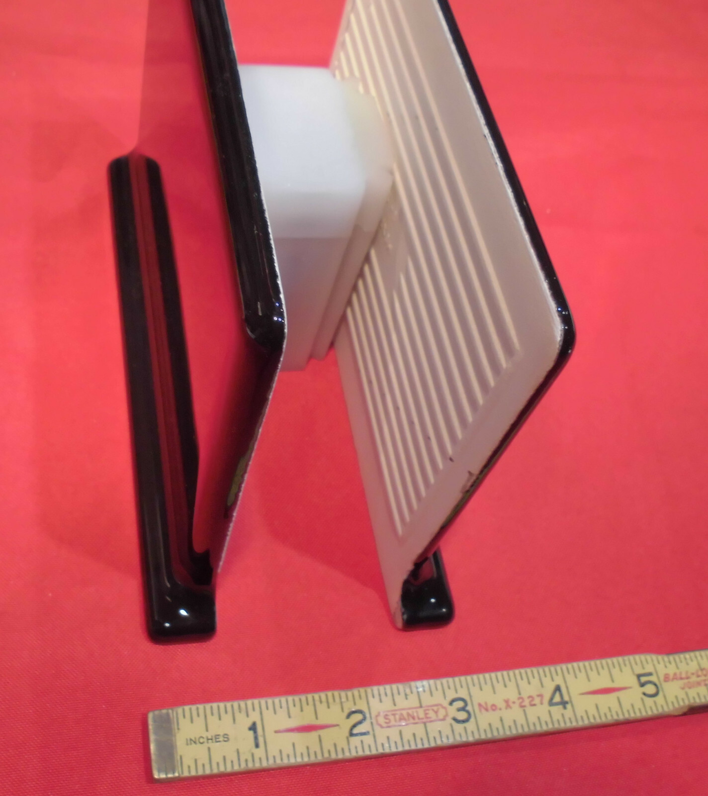 1 pc. Glossy Black Bullnose Top: base/cove Ceramic Tile: 4-1/4″ X 6″ NEW-STOCK