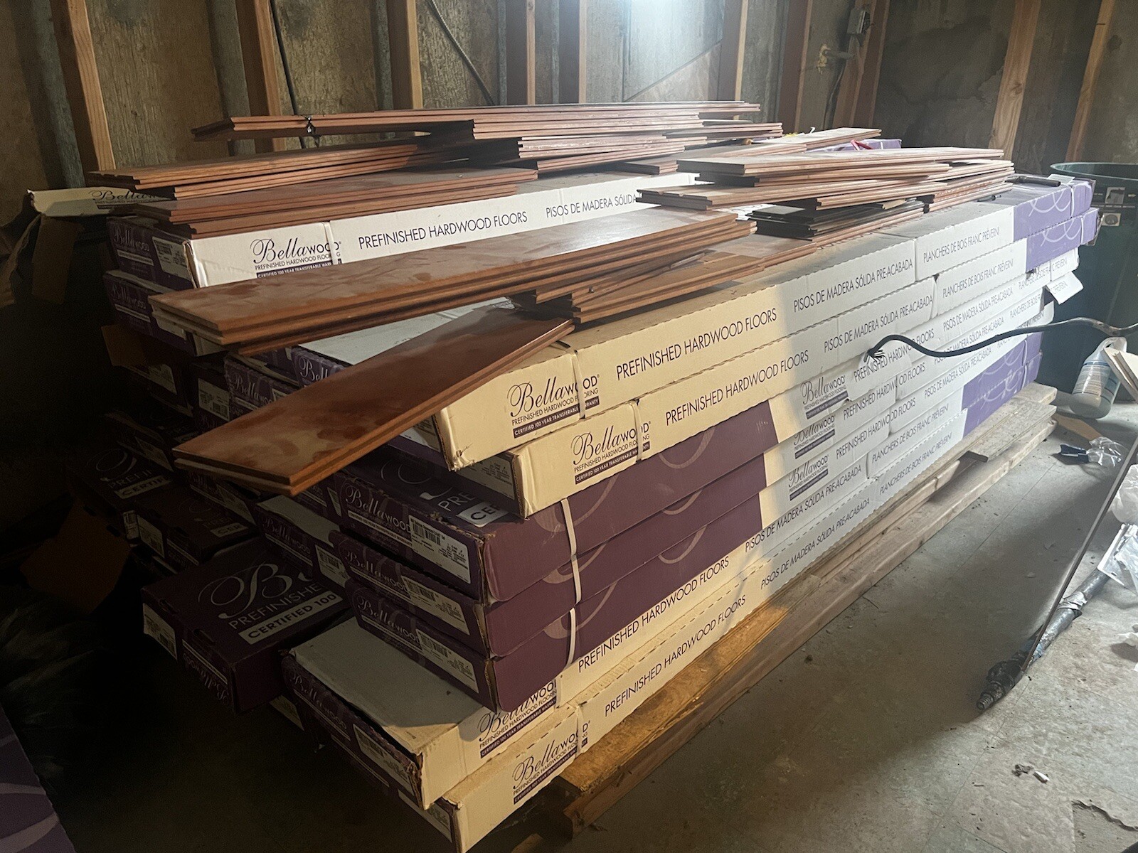 Solid hardwood flooring