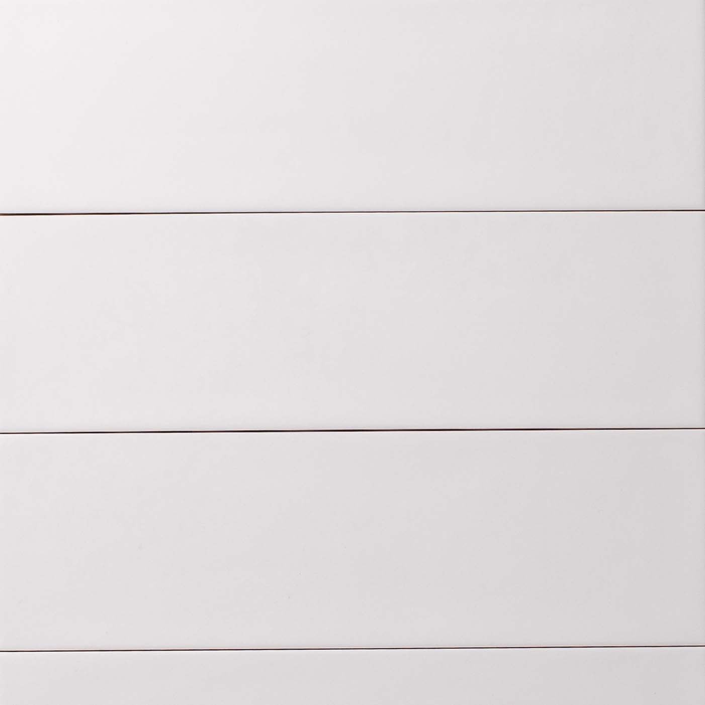 Cruz Bay Studio MKT54 Bedouin – 4″ x 12″ Rectangle Wall Tile – – White
