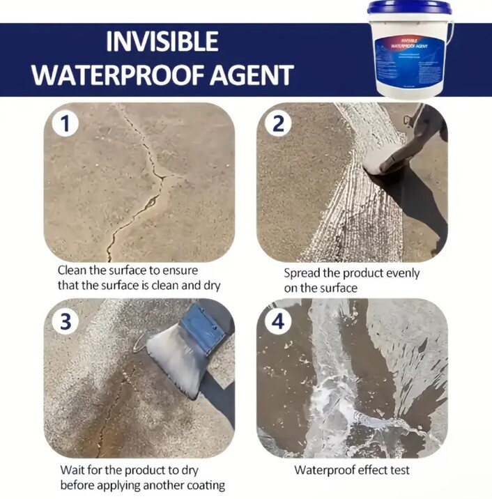2.2 Lb Invisible Waterproof Agent – Transparent Waterproof Insulating Sealant US
