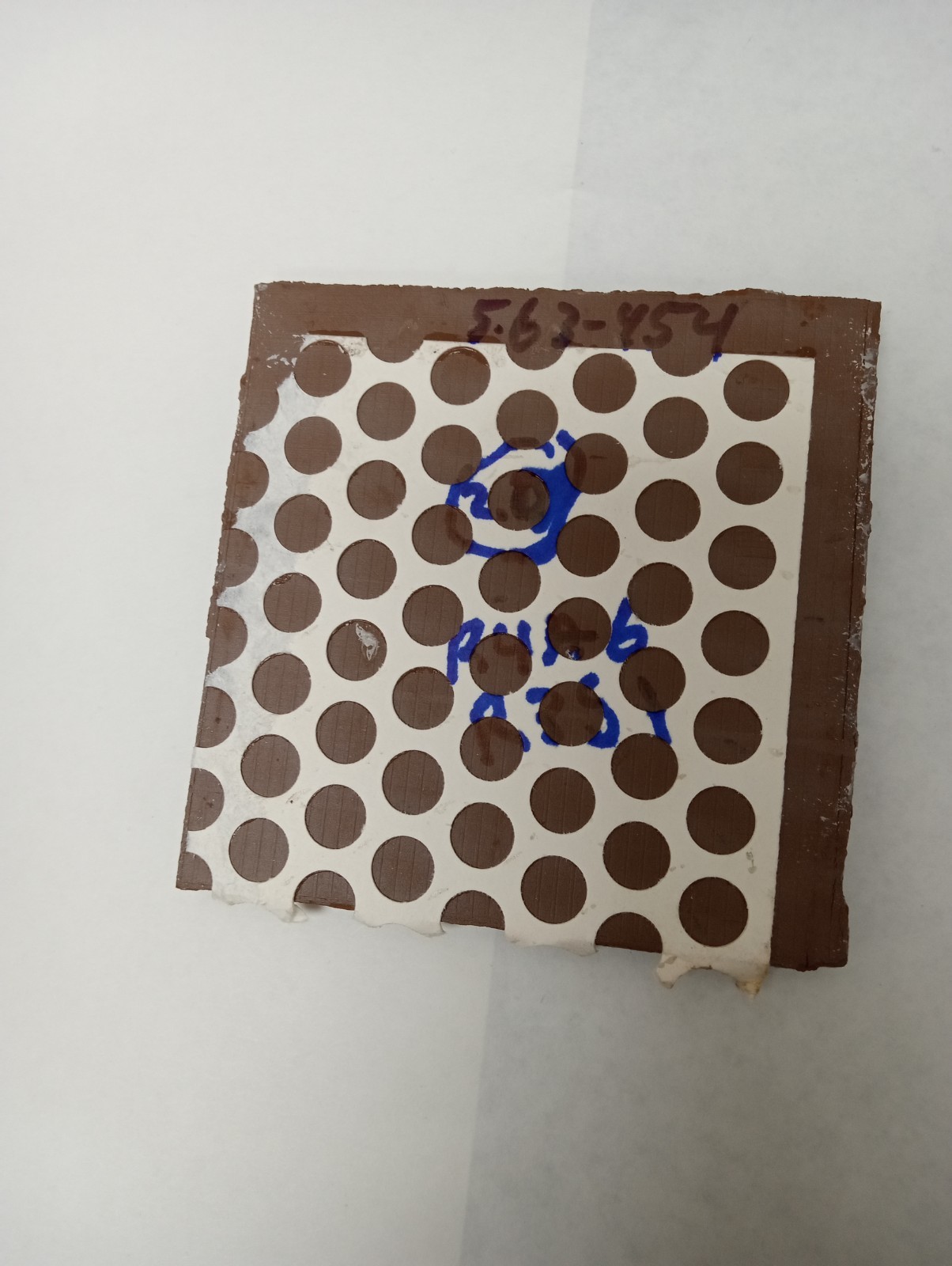 4×4 Tile Glossy Greige Square Wall Remodel Ceramic C#563-454 Sample