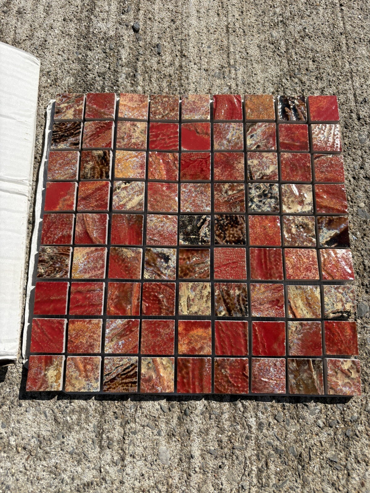 Saicis Hi-tech Gres Made In Italy 12X12 Mosaic Border Tile Mid Century Modern