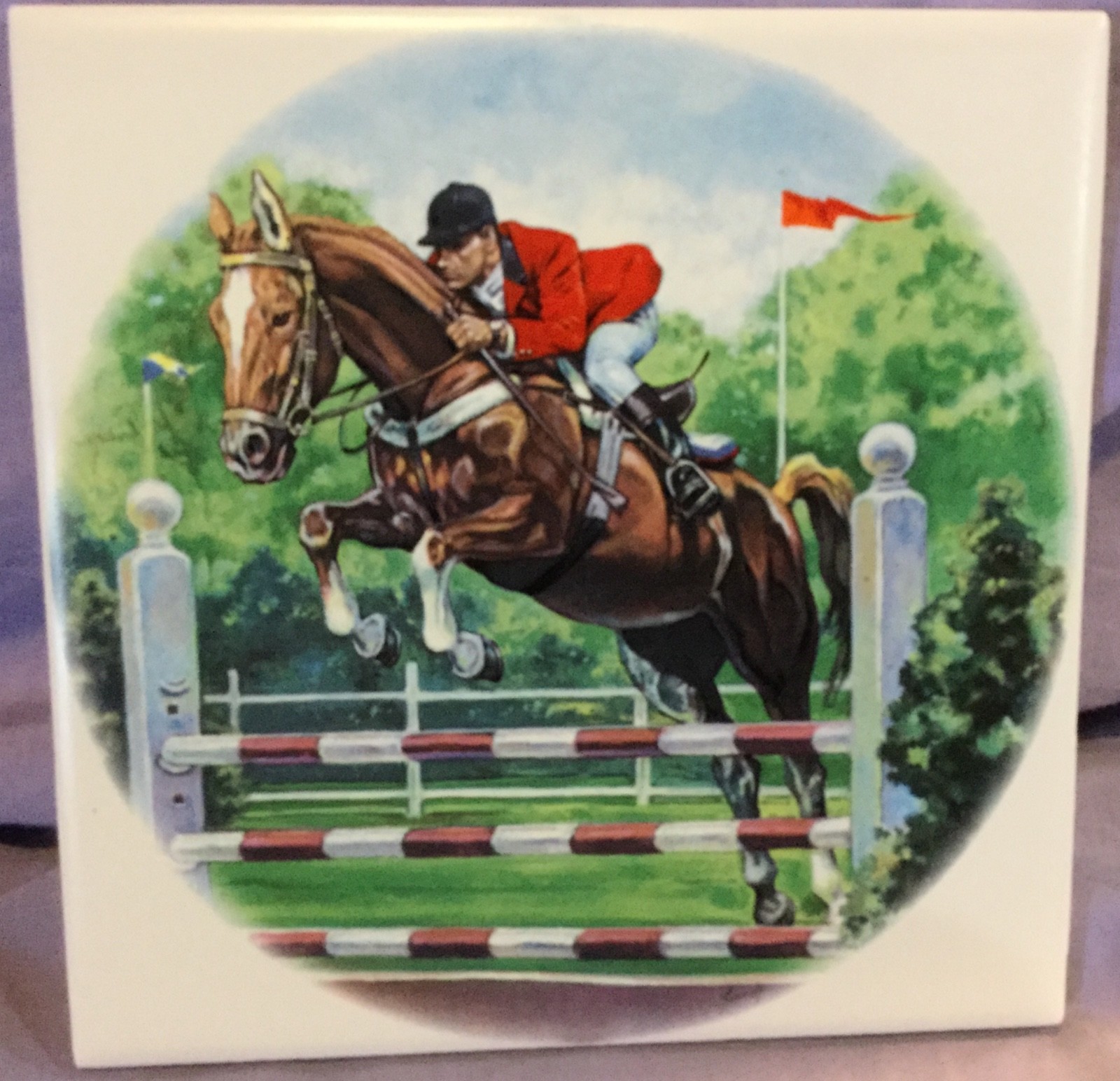 Hunter Jumper Ceramic Tile or Hot Plate
