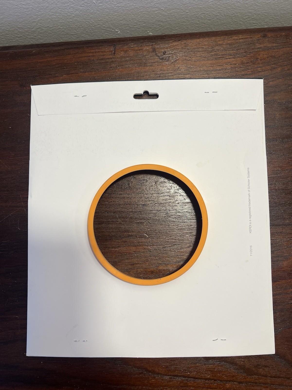 NEW Schluter Kerdi Mixing Valve Seal 4-1/2″ KMSMV235/114/UV