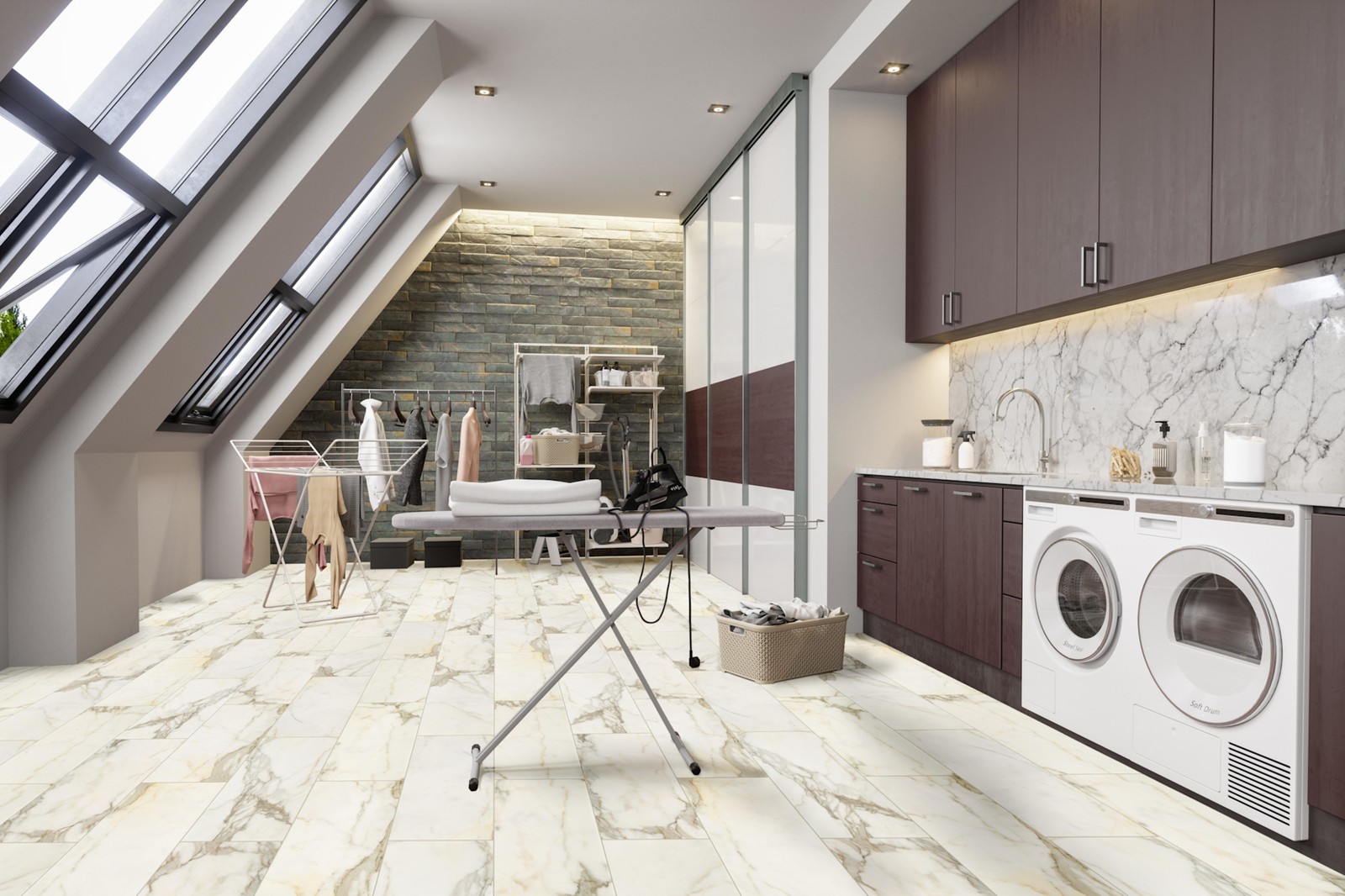 Ackland AKTMT12X24H-CA 12″ x 24″ Marble Solid Floor and Wall Tile – Calabria