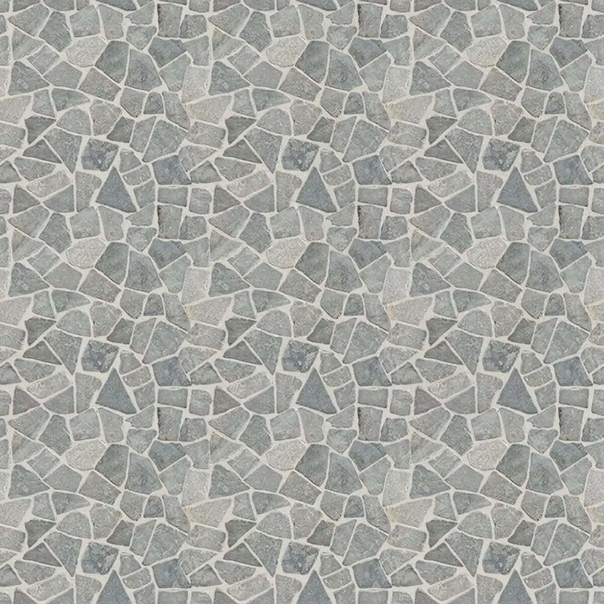 Ash Grey Random Mosaic Wall & Floor Tile ($11.84/SqFt)