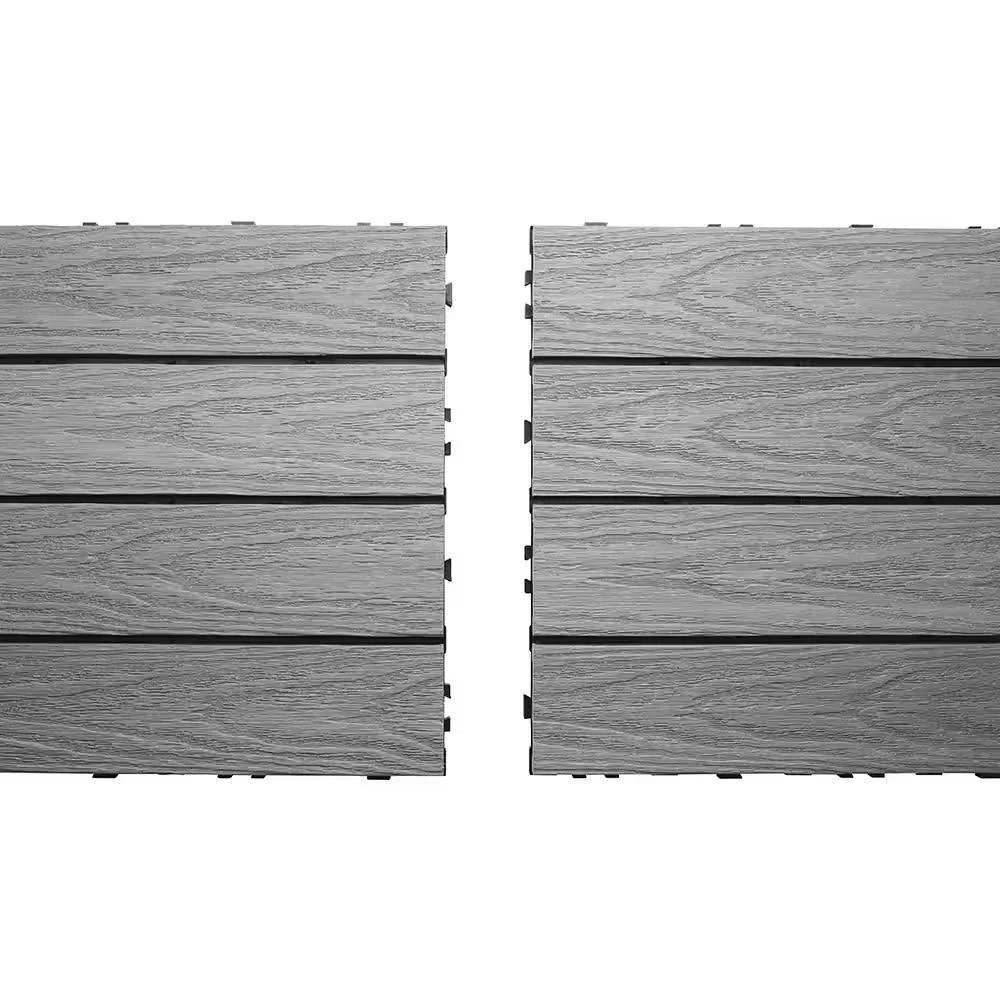 UltraShield Naturale 1×2 Composite Deck Tile Westminster Gray 20 Sq Ft Box